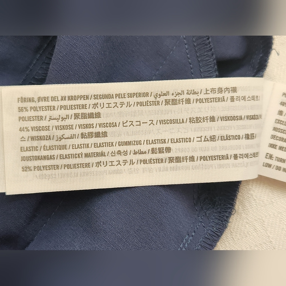 Abercrombie & Fitch Women's Mini Blue Dress Size (XS).   D07 - Picture 8 of 16